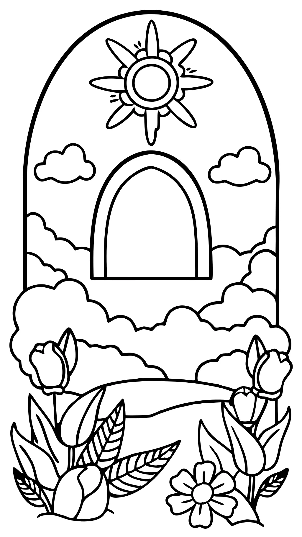 resurrection sunday coloring pages